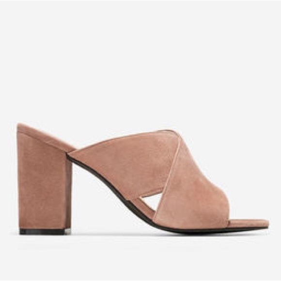 Cole Haan Neutral Grandos Suede Sz 9B Heels - Picture 1 of 15